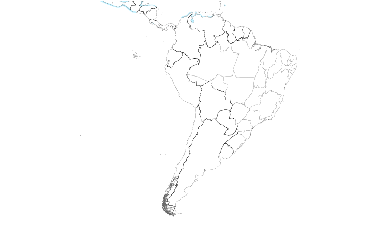 Range Map (South): Caspian Tern