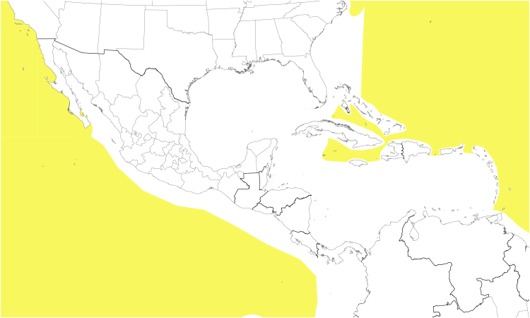 Range Map (Central): Long-tailed Jaeger