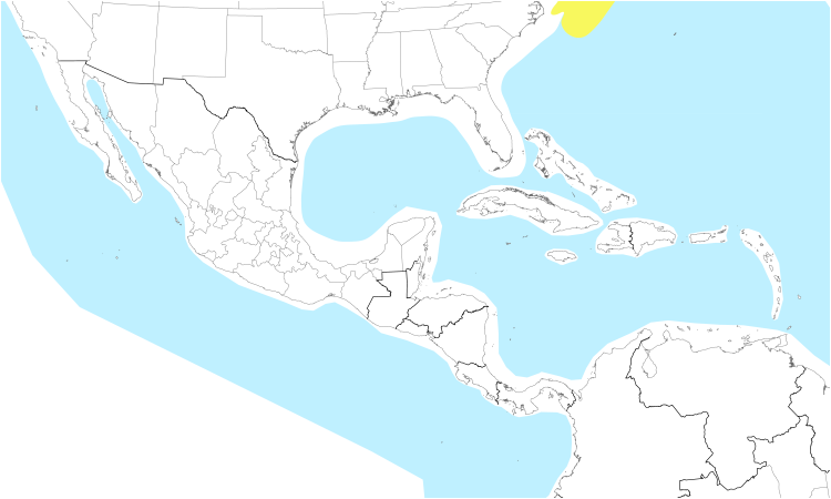 Range Map (Central): Pomarine Jaeger