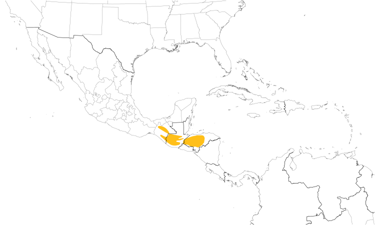 Range Map (Central): Fulvous Owl