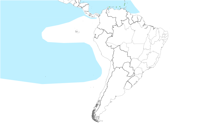 Range Map (South): Masked Booby