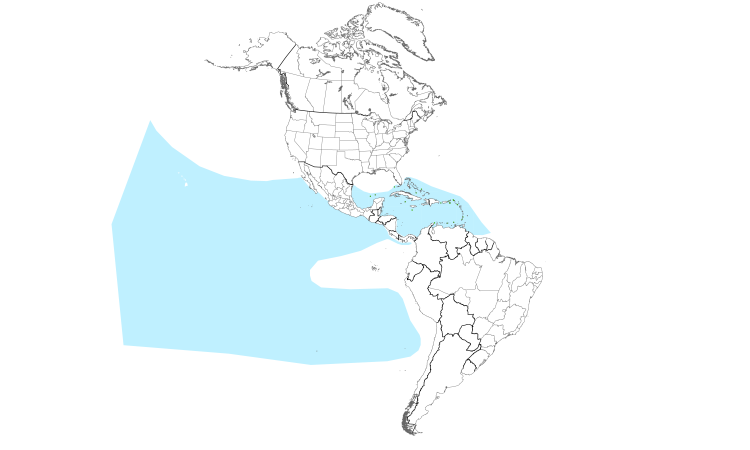 Range Map (Americas): Masked Booby