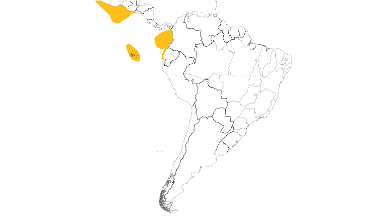 Range Map (South): Nazca Booby
