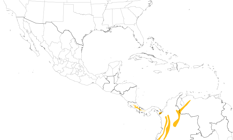 Range Map (Central): Lineated Foliage-gleaner