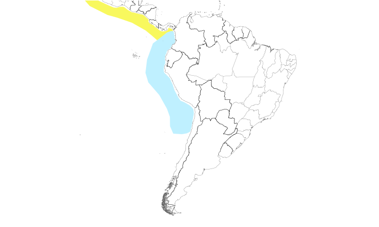 Range Map (South): Sabine's Gull